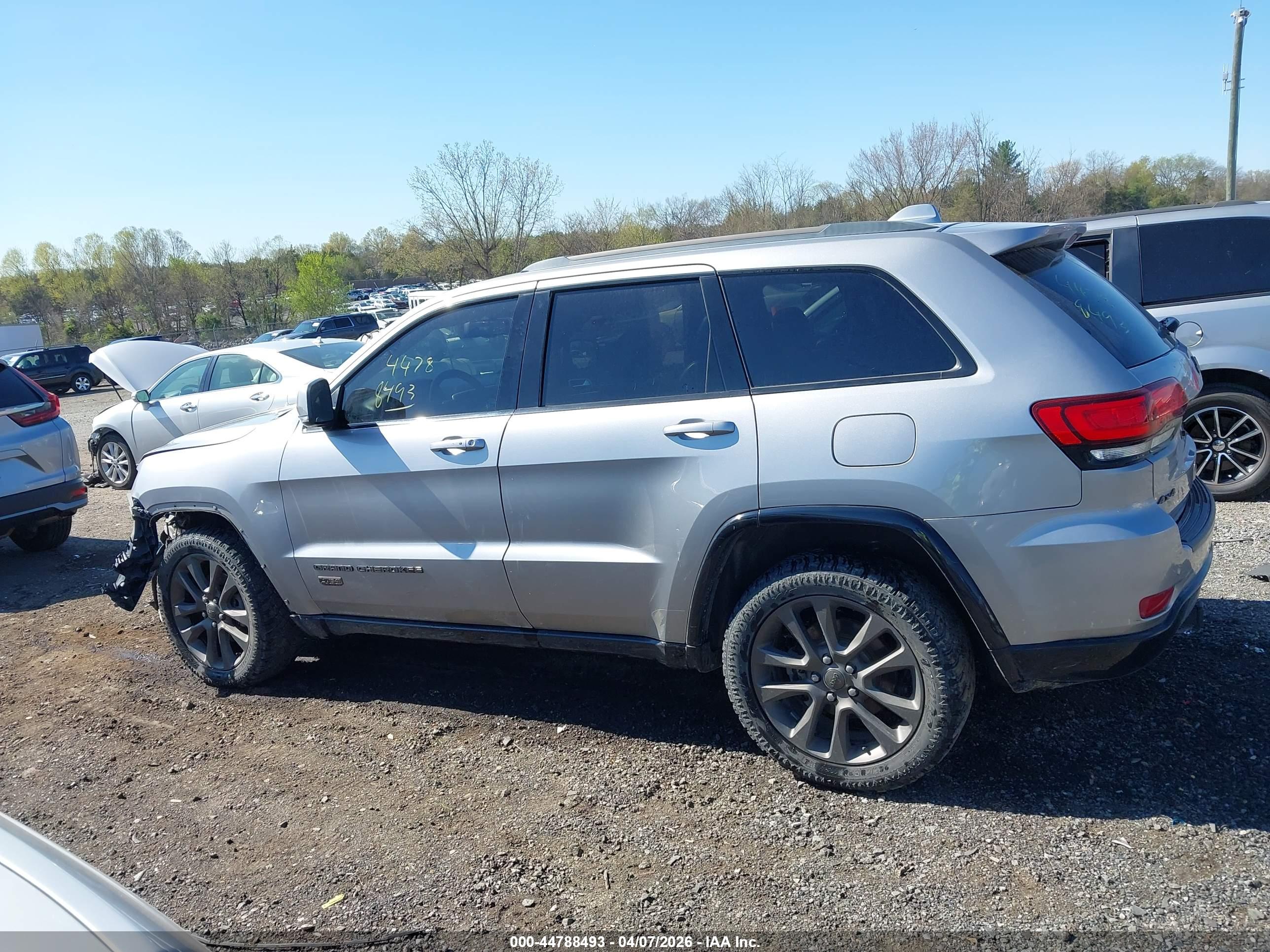 2016 JEEP GRAND CHEROKEE LIMITED 75TH ANNIVERSARY