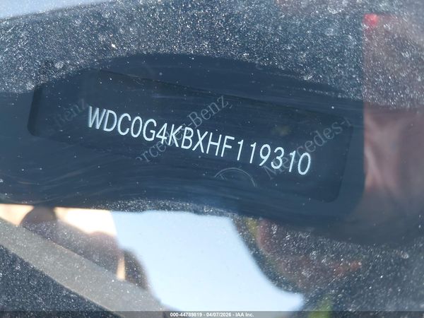 2017 MERCEDES-BENZ GLC 300 4MATIC