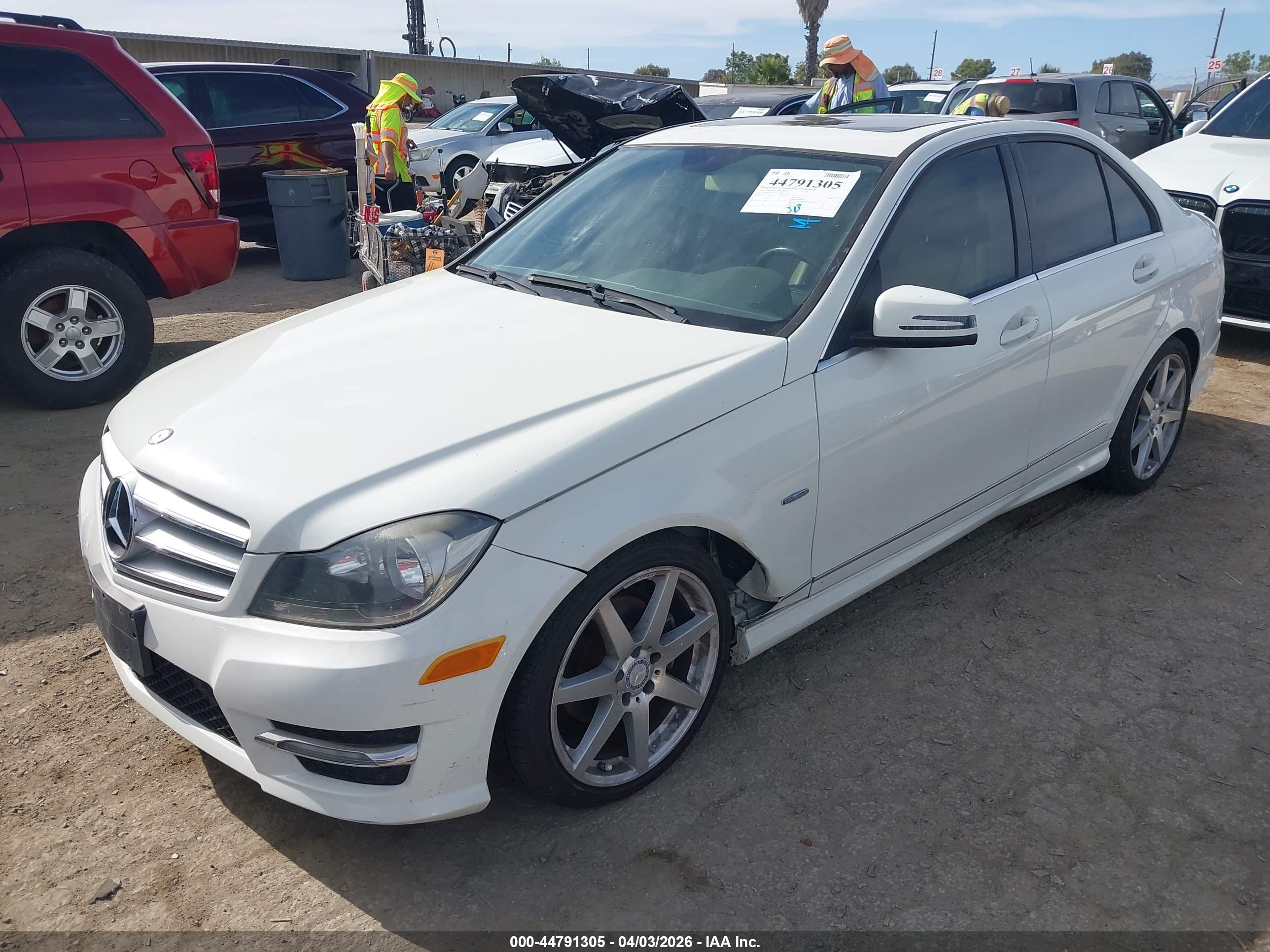 2012 MERCEDES-BENZ C 250 SPORT