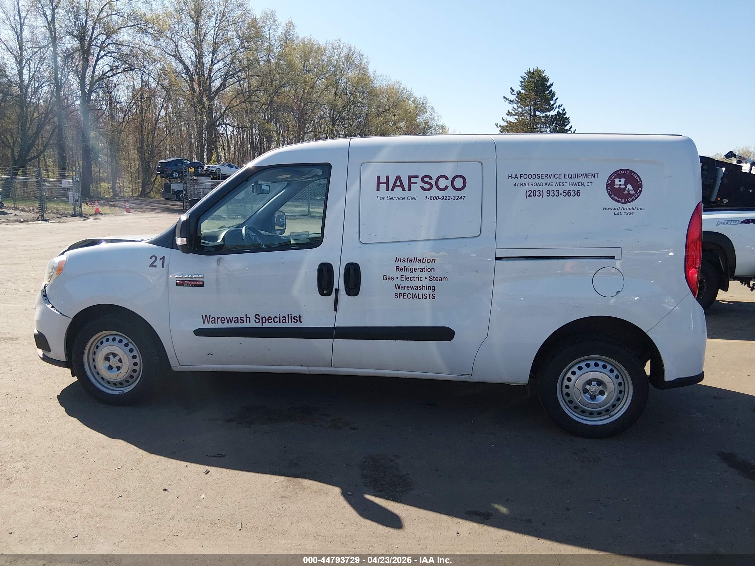 2022 RAM PROMASTER CITY CARGO VAN
