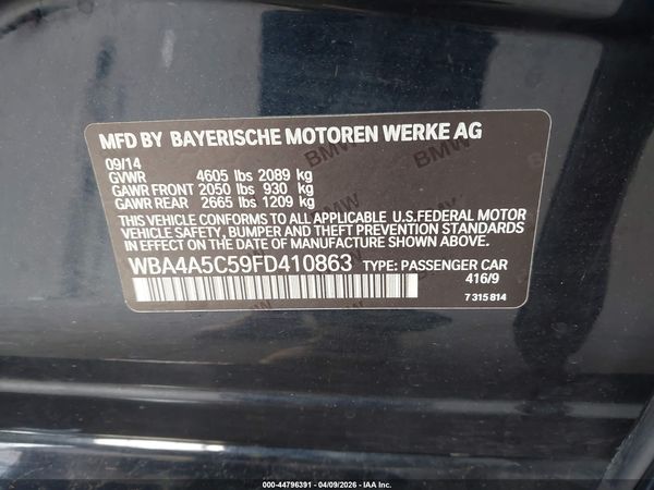 2015 BMW 428 GRAN COUPE