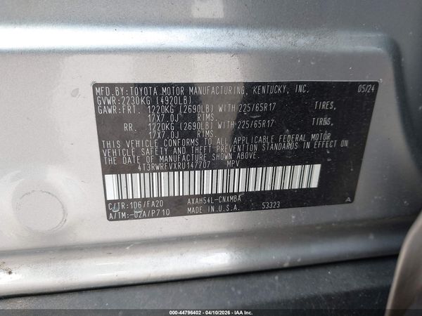 2024 TOYOTA RAV4 HYBRID XLE