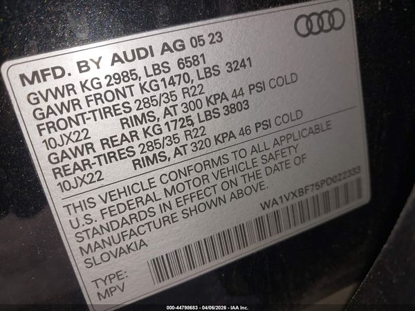 2023 AUDI Q7