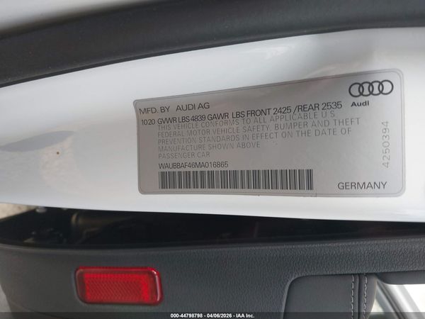2021 AUDI A4