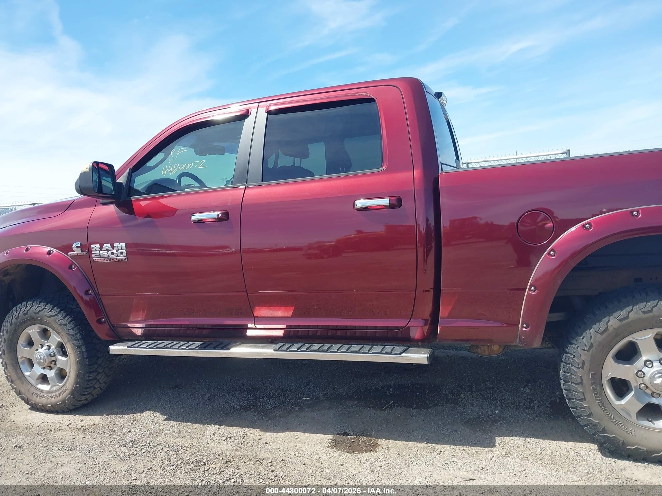 2017 RAM 2500 BIG HORN  4X4 6'4 BOX