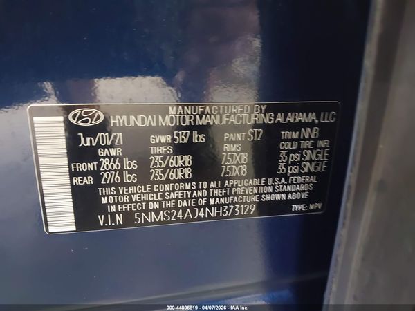 2022 HYUNDAI SANTA FE SEL