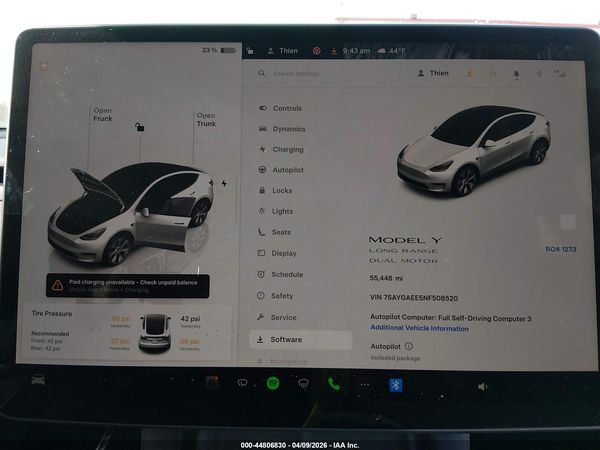 2022 TESLA MODEL Y