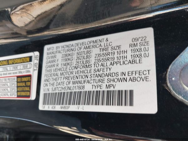 2022 ACURA RDX TECHNOLOGY PACKAGE