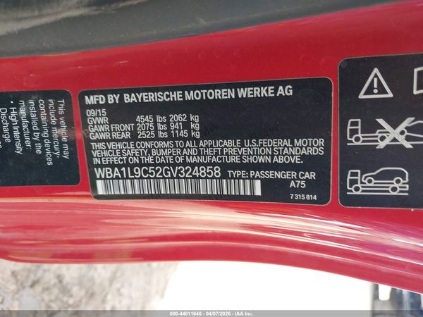 2016 BMW 228I XDRIVE