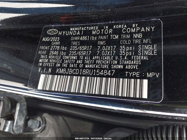 2024 HYUNDAI TUCSON HYBRID BLUE