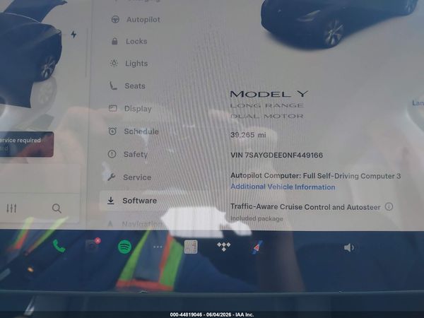 2022 TESLA MODEL Y