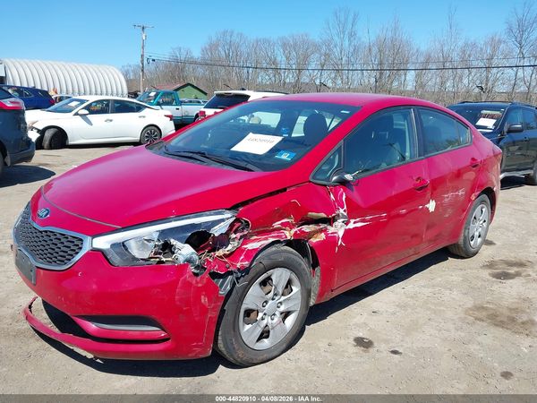 2016 KIA FORTE LX