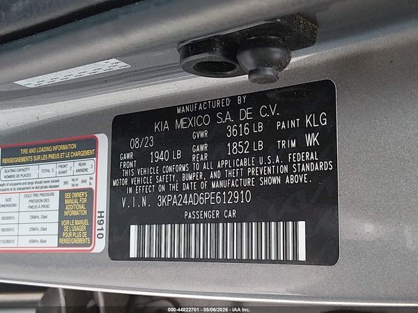 2023 KIA RIO S