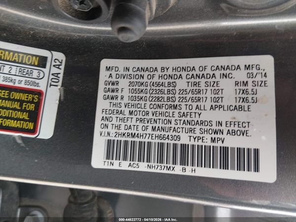 2014 HONDA CR-V EX-L