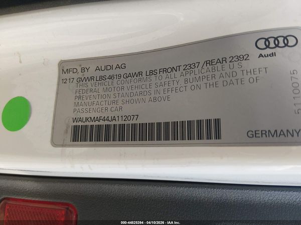 2018 AUDI A4