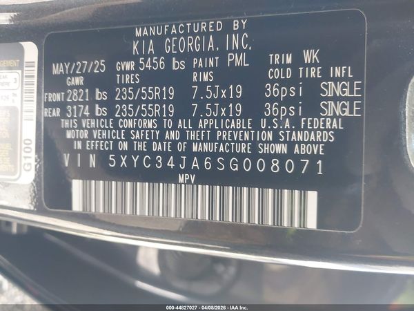 2025 KIA EV6 LIGHT LONG RANGE RWD
