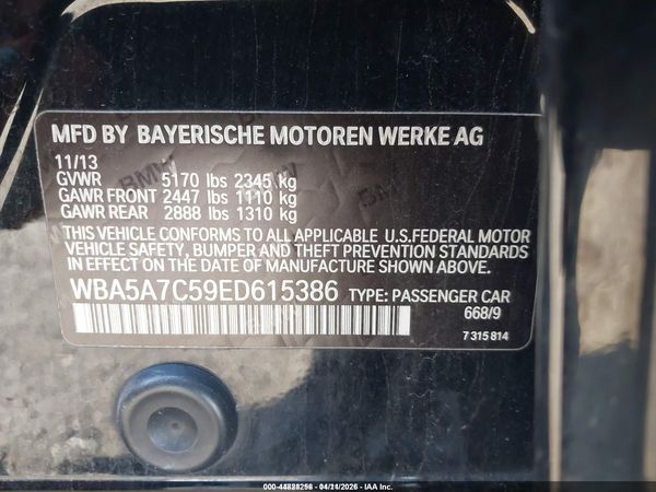 2014 BMW 528I XDRIVE