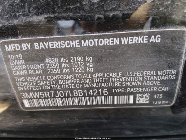 2020 BMW 330I XDRIVE