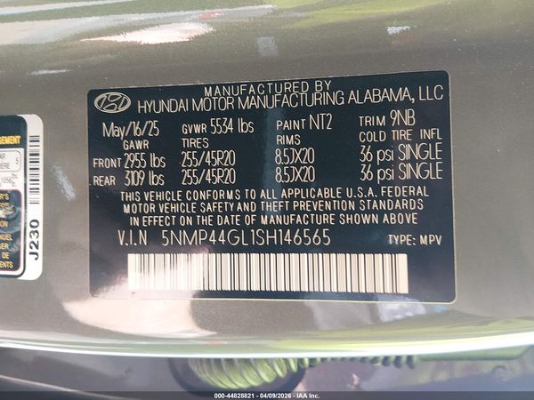 2025 HYUNDAI SANTA FE LIMITED