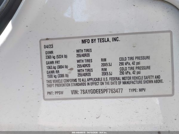 2023 TESLA MODEL Y