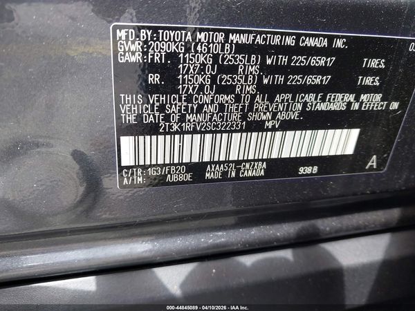 2025 TOYOTA RAV4 LE