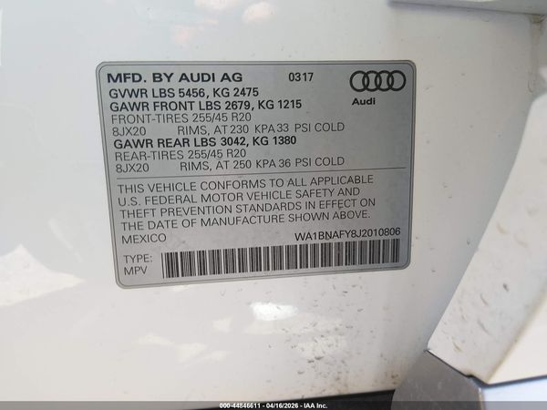 2018 AUDI Q5