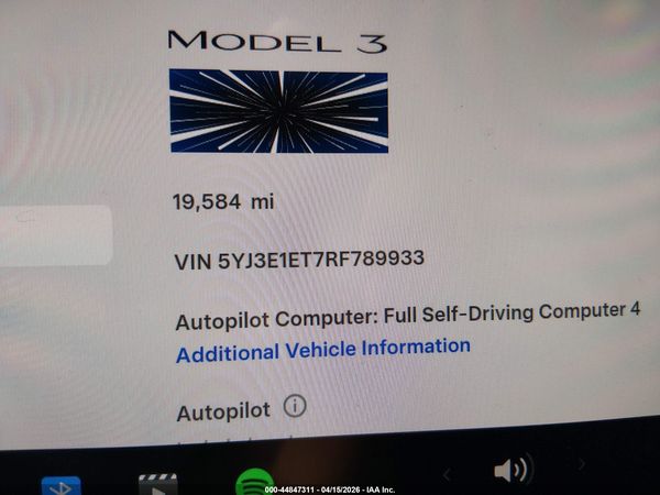 2024 TESLA MODEL 3