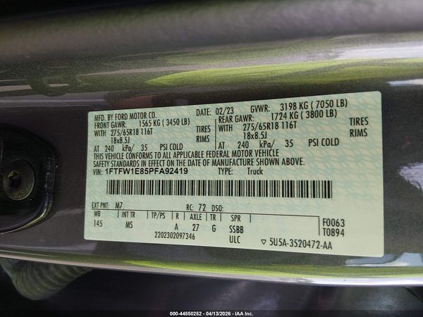 2023 FORD F-150 XLT