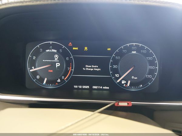 2015 LAND ROVER RANGE ROVER 5.0L V8 SUPERCHARGED