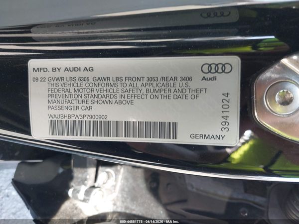 2023 AUDI RS E-TRON GT QUATTRO