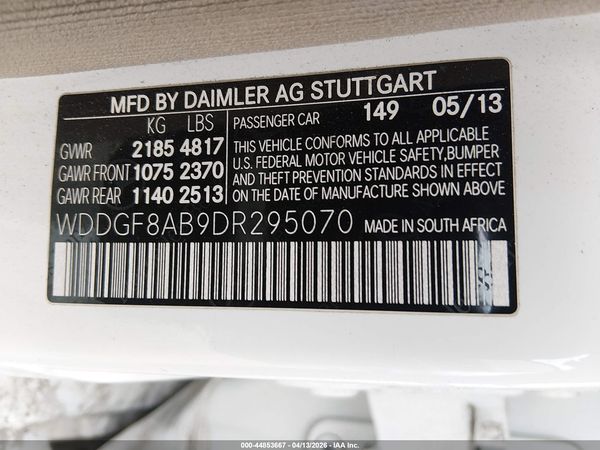 2013 MERCEDES-BENZ C 300 LUXURY 4MATIC