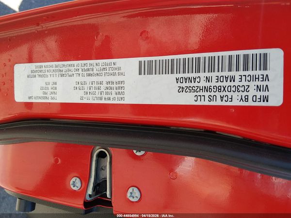 2022 DODGE CHARGER SXT RWD