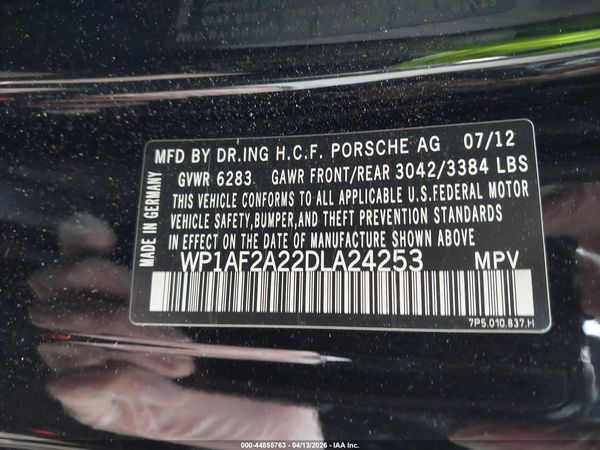 2013 PORSCHE CAYENNE DIESEL