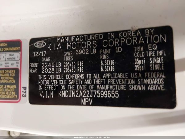 2018 KIA SOUL Base