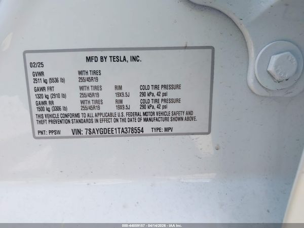 2026 TESLA MODEL Y