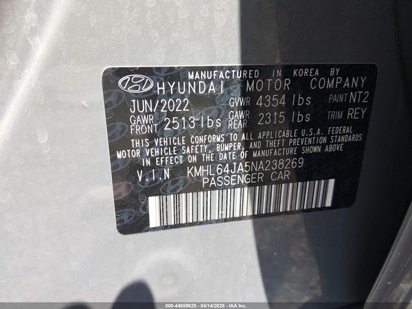 2022 HYUNDAI SONATA SEL