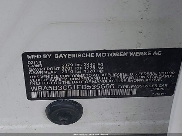 2014 BMW 535I XDRIVE