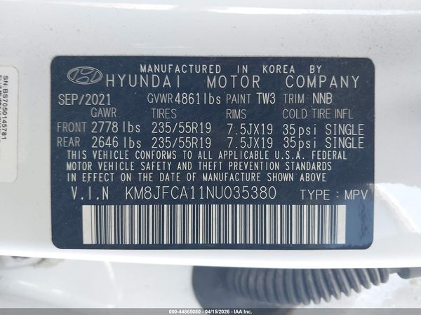 2022 HYUNDAI TUCSON HYBRID SEL CONVENIENCE