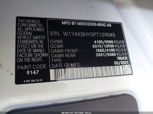 2023 MERCEDES-BENZ SPRINTER 2500