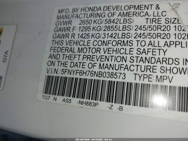 2022 HONDA PILOT AWD BLACK EDITION