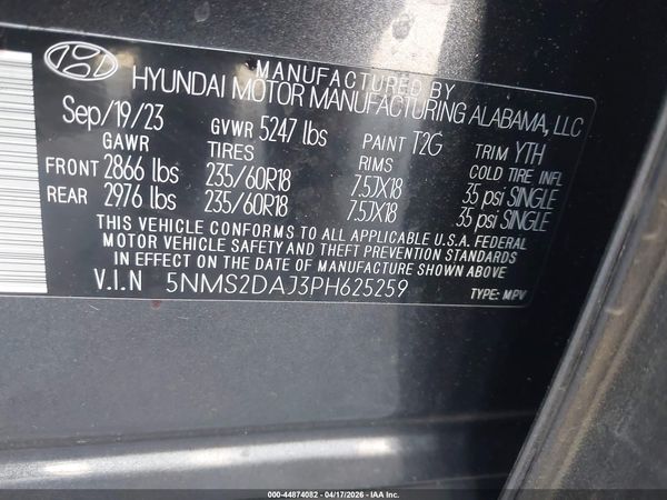 2023 HYUNDAI SANTA FE SEL