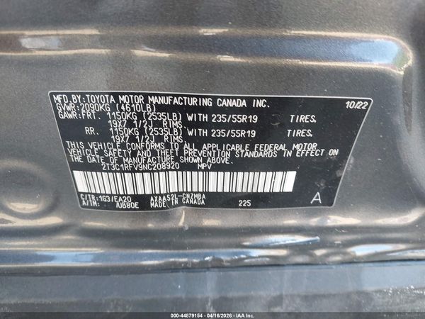 2022 TOYOTA RAV4 XLE PREMIUM