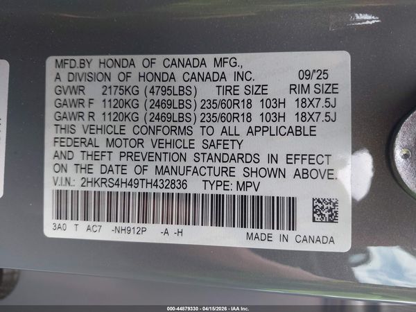 2026 HONDA CR-V EX AWD