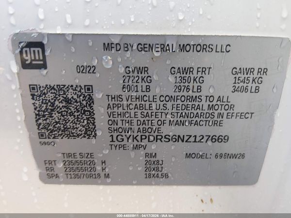 2022 CADILLAC XT6 AWD PREMIUM LUXURY