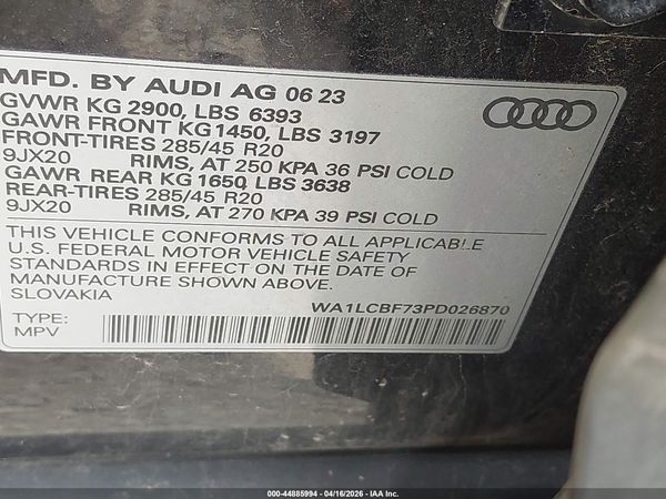 2023 AUDI Q7
