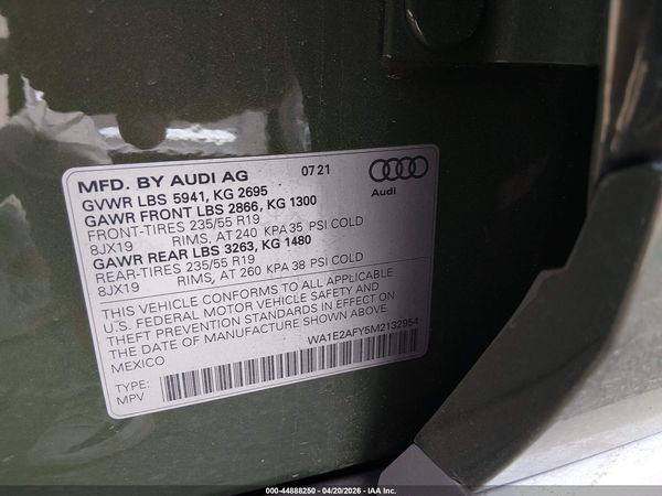 2021 AUDI Q5