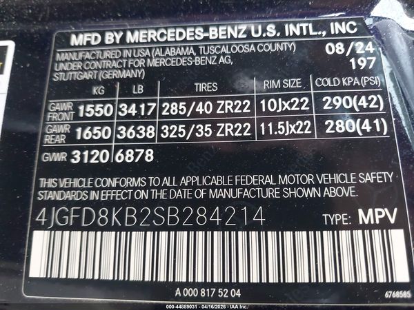 2025 MERCEDES-BENZ AMG GLE 63 COUPE S 4MATIC+