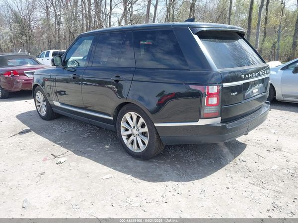 2017 LAND ROVER RANGE ROVER 3.0L V6 SUPERCHARGED HSE