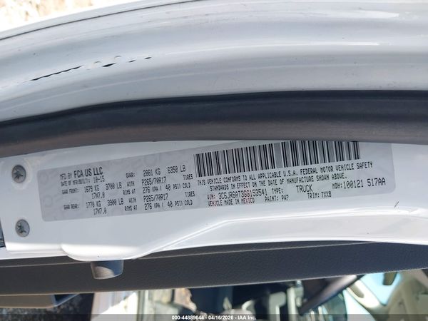 2016 RAM 1500 TRADESMAN