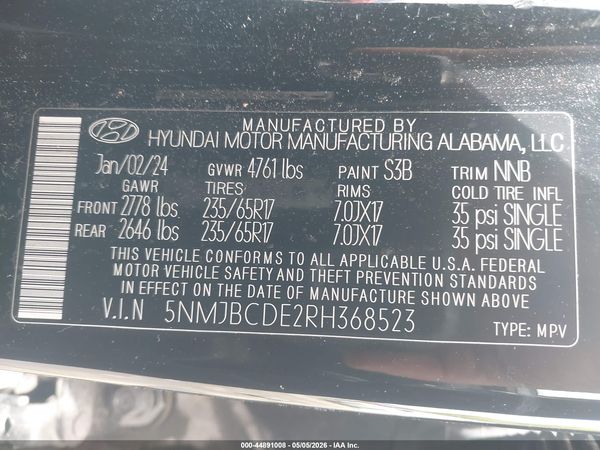 2024 HYUNDAI TUCSON SEL